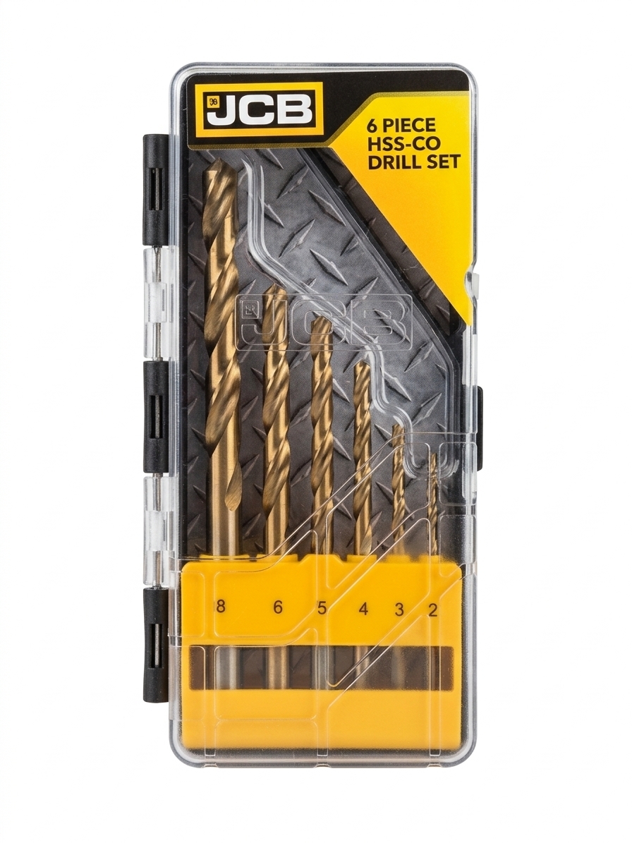 SET 5 PUNTE HSS 2-8MM JCB