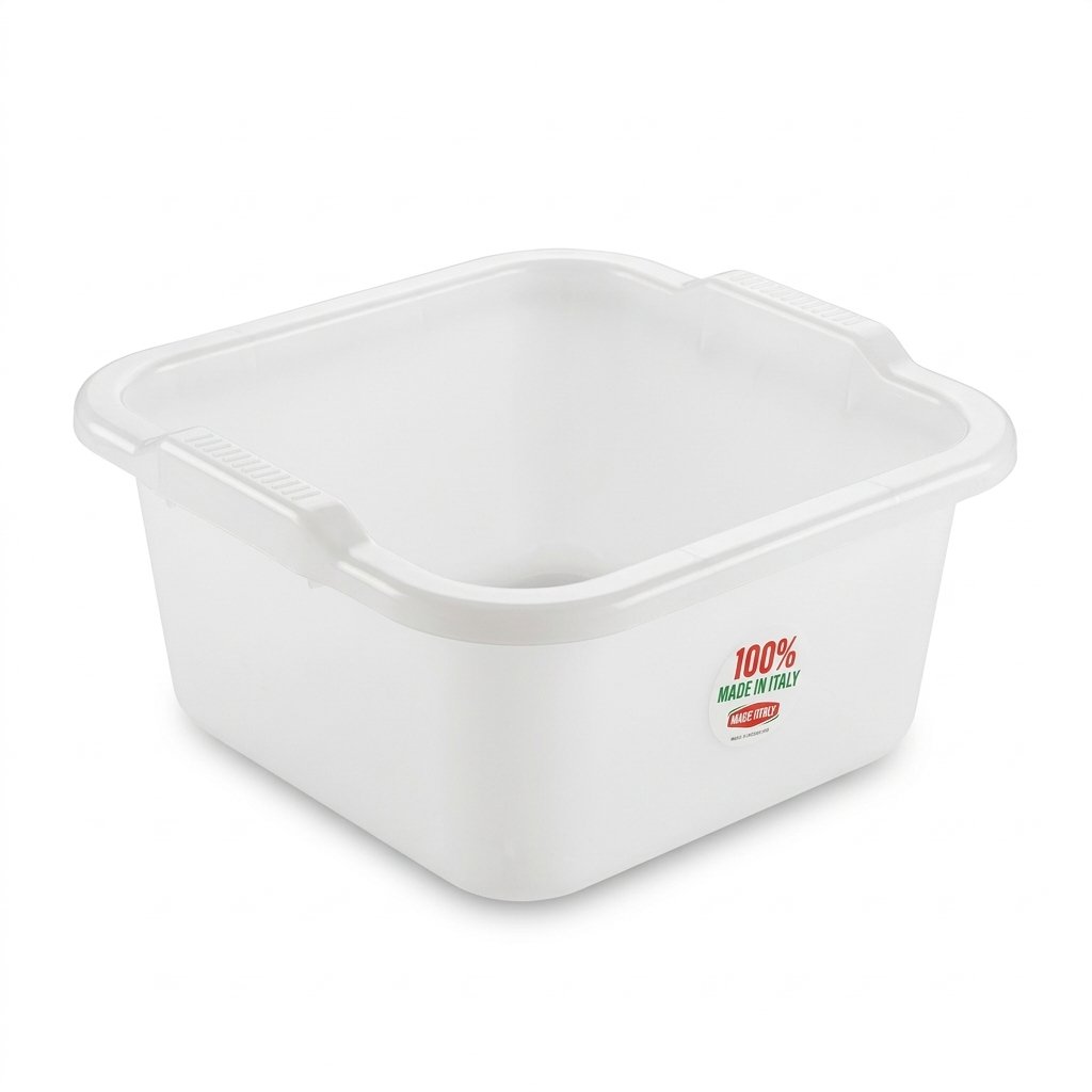 BACINELLA QUADRA IN PLASTICA