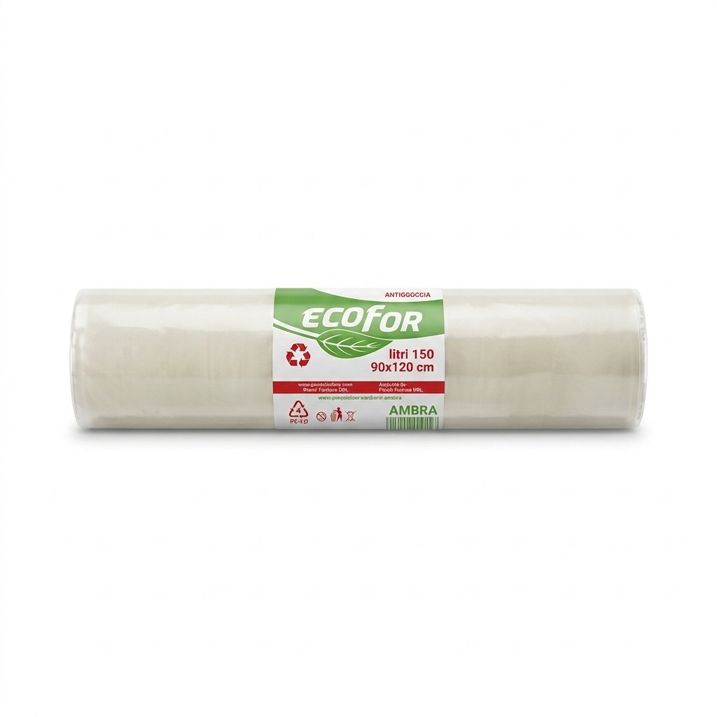 SACCHI TRASPARENTI 90X120 PZ.6 ECOFOR