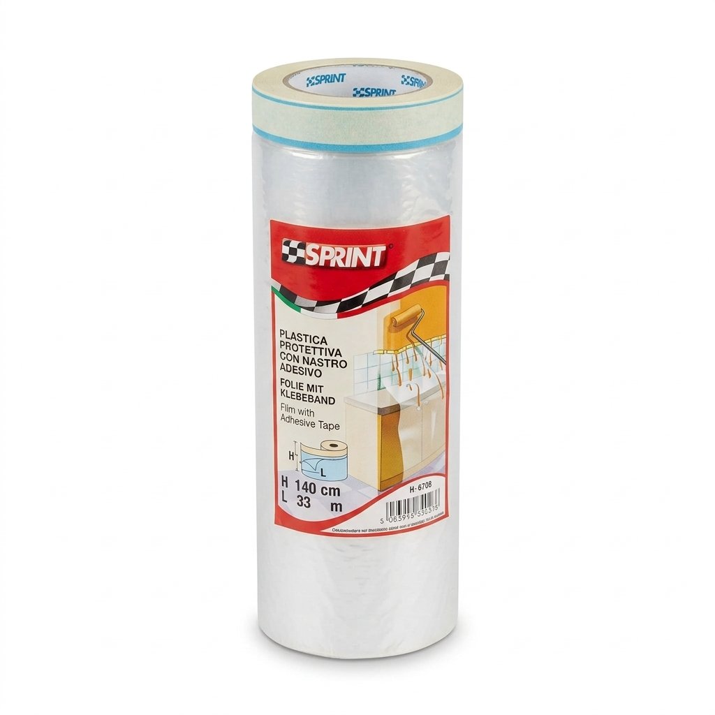 PLASTICA ADESIVA C/NASTRO CM.140 MT.33 SPRINT