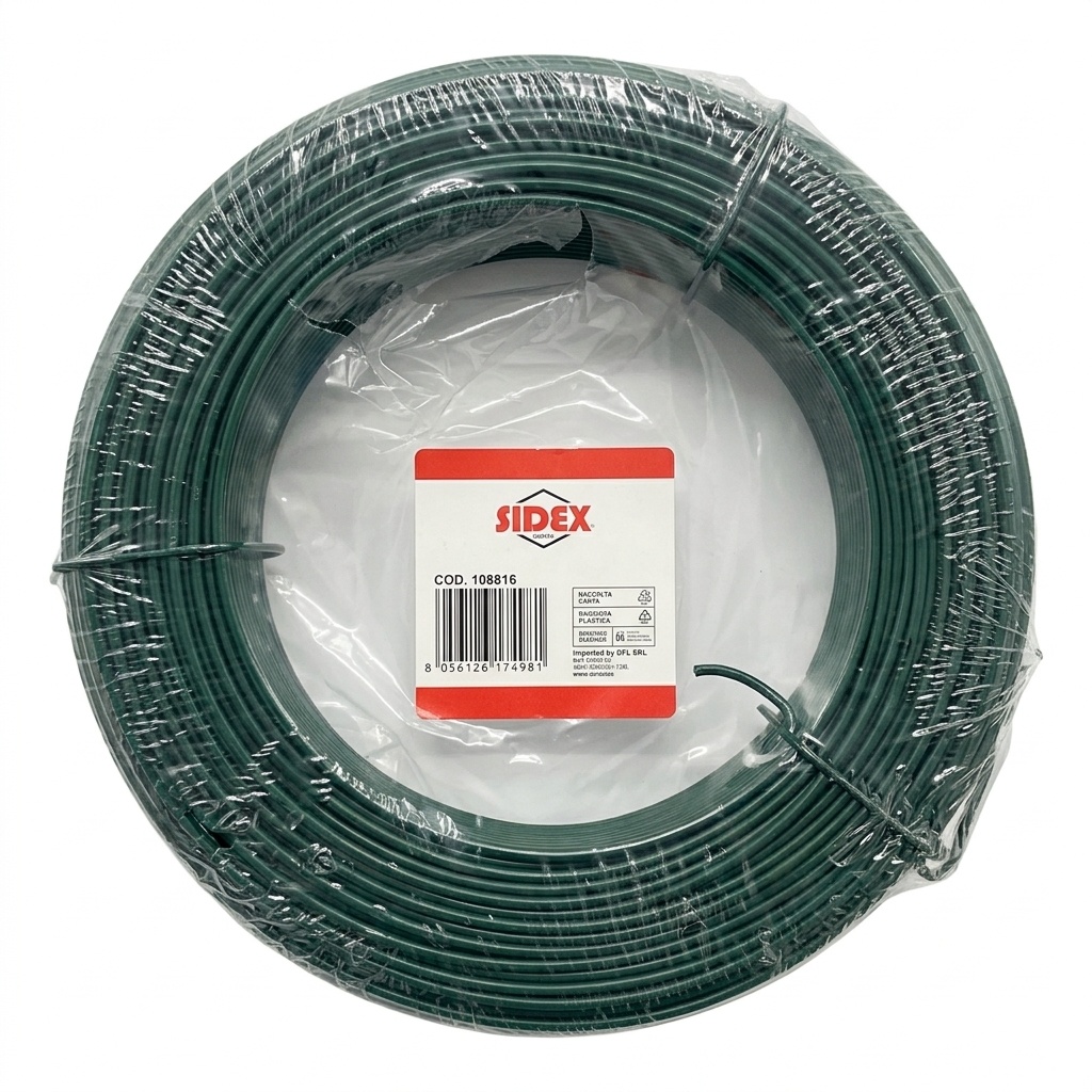 FILO PLASTIFICATO VERDE MM.2,7 MT.100
