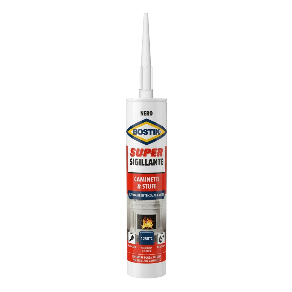 SILICONE GRIGIO SCURO 1250° GR.530 BOSTIK