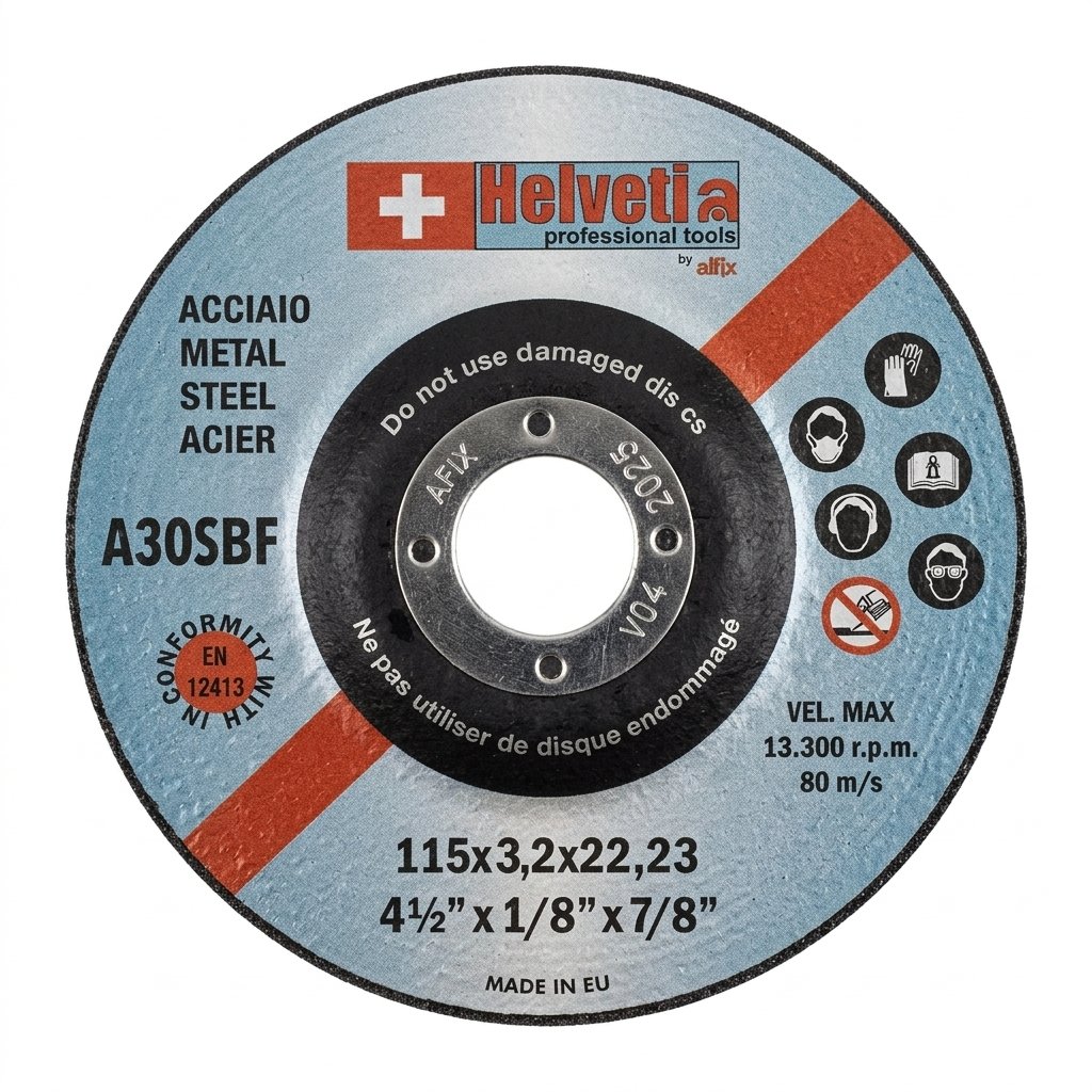 DISCO PER ACCIAIO MM.115