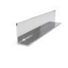 PROFILO ALLUMINIO A L 20X10 MM CROMATO 2 MT