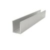 PROFILO ALLUMINIO A U 10X10 MM SATINATO 2 MT