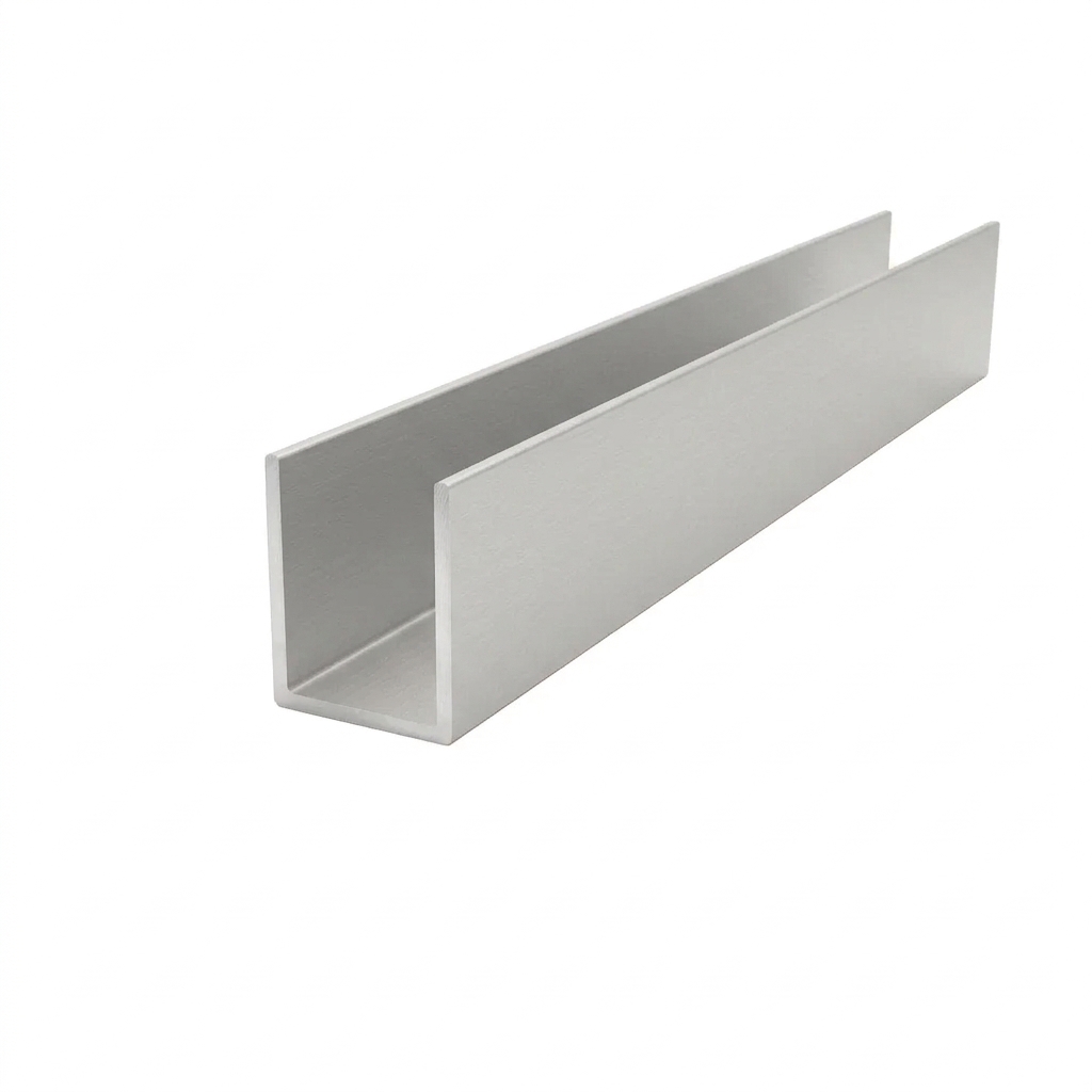 PROFILO ALLUMINIO A U SATINATO 2 MT