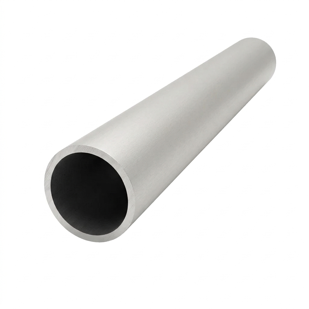 PROFILO ALLUMINIO TUBO TONDO SATINATO 2 MT