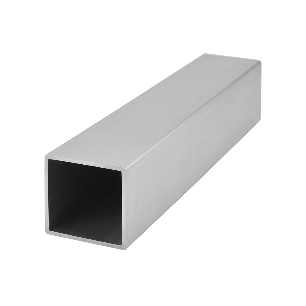 PROFILO ALLUMINIO QUADRATO SATINATO 2 MT