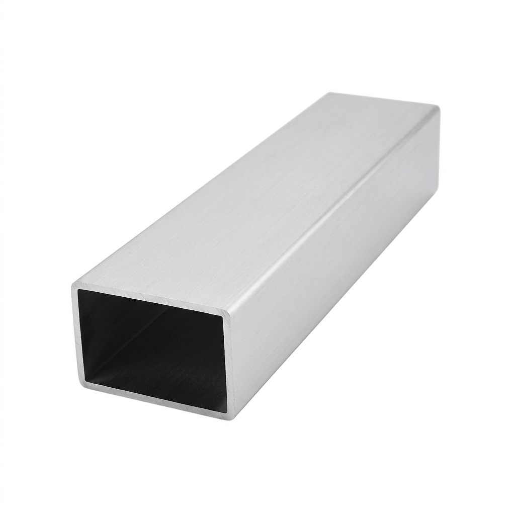 PROFILO ALLUMINIO RETTANGOLARE SATINATO 2 MT