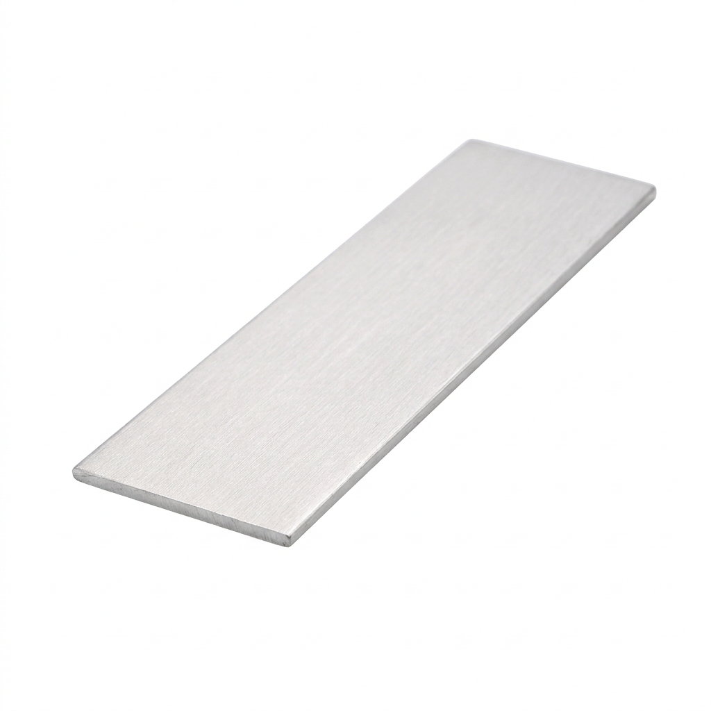 PROFILO ALLUMINIO PIATTO SATINATO 2 MT