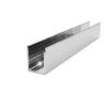 PROFILO ALLUMINIO A U 20X20 MM CROMATO 2 MT