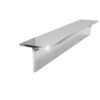 PROFILO ALLUMINIO A T 15X15 MM CROMATO 2 MT