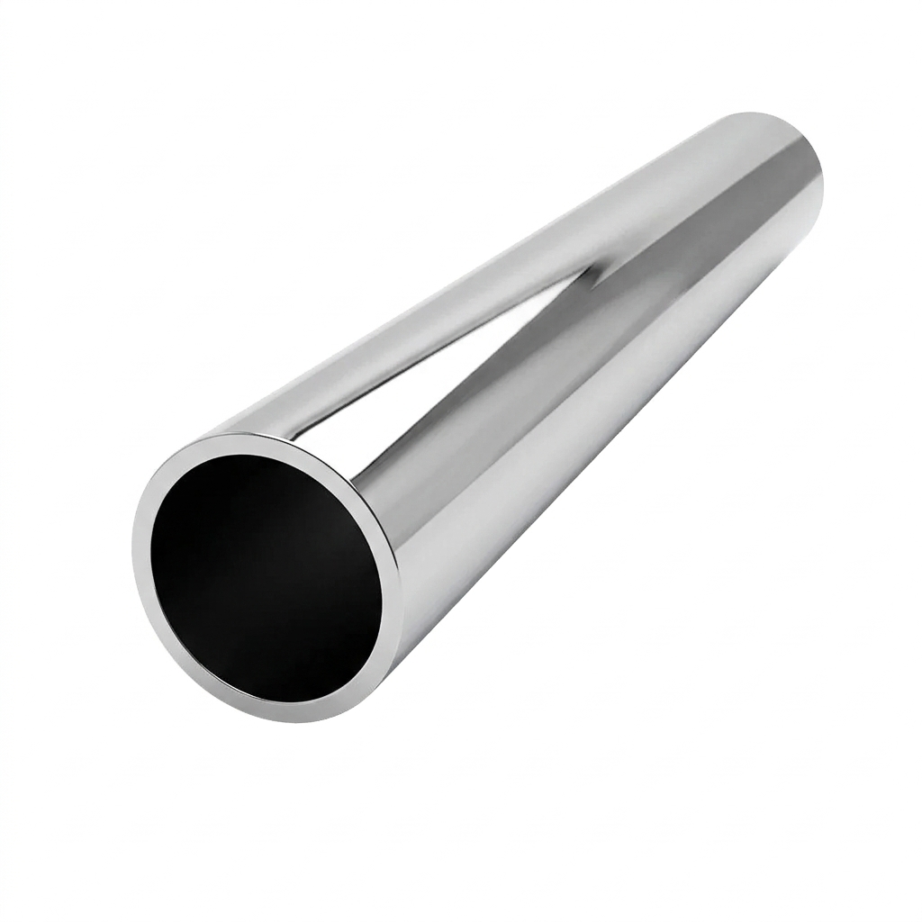 PROFILO ALLUMINIO TUBO TONDO CROMATO 2 MT