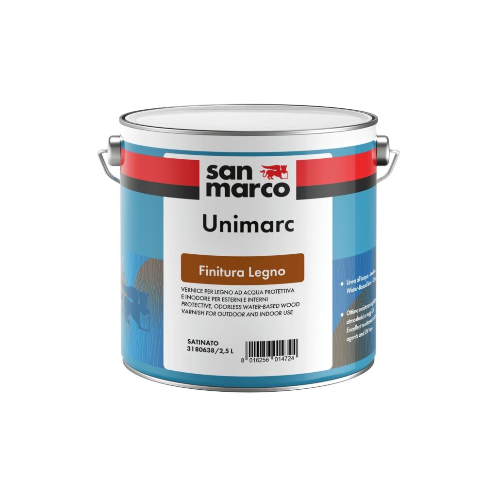 FINITURA CERATA LEGNO UNIMARC INCOLORE LT.2,5 SAN MARCO